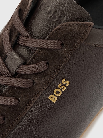 Sneaker bassa 'Lineor' di BOSS in marrone