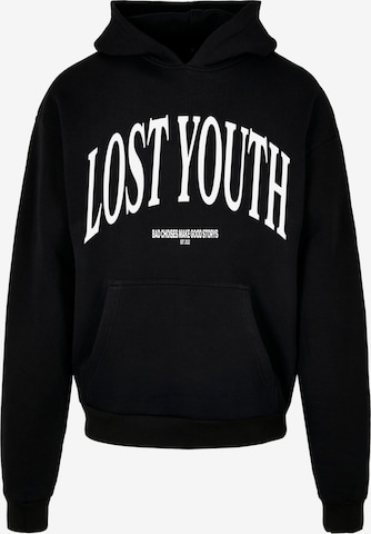 Lost Youth Sweatshirt 'Classic V.1' i sort: forside