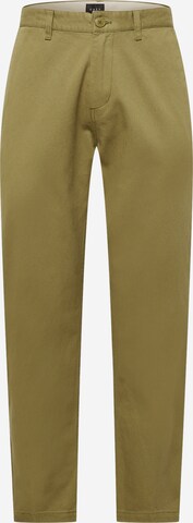 Obey Regular Chino Pants in Green: front