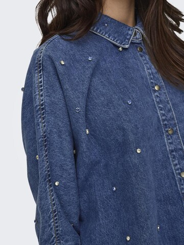 Chemisier 'OnlGrace' ONLY en bleu