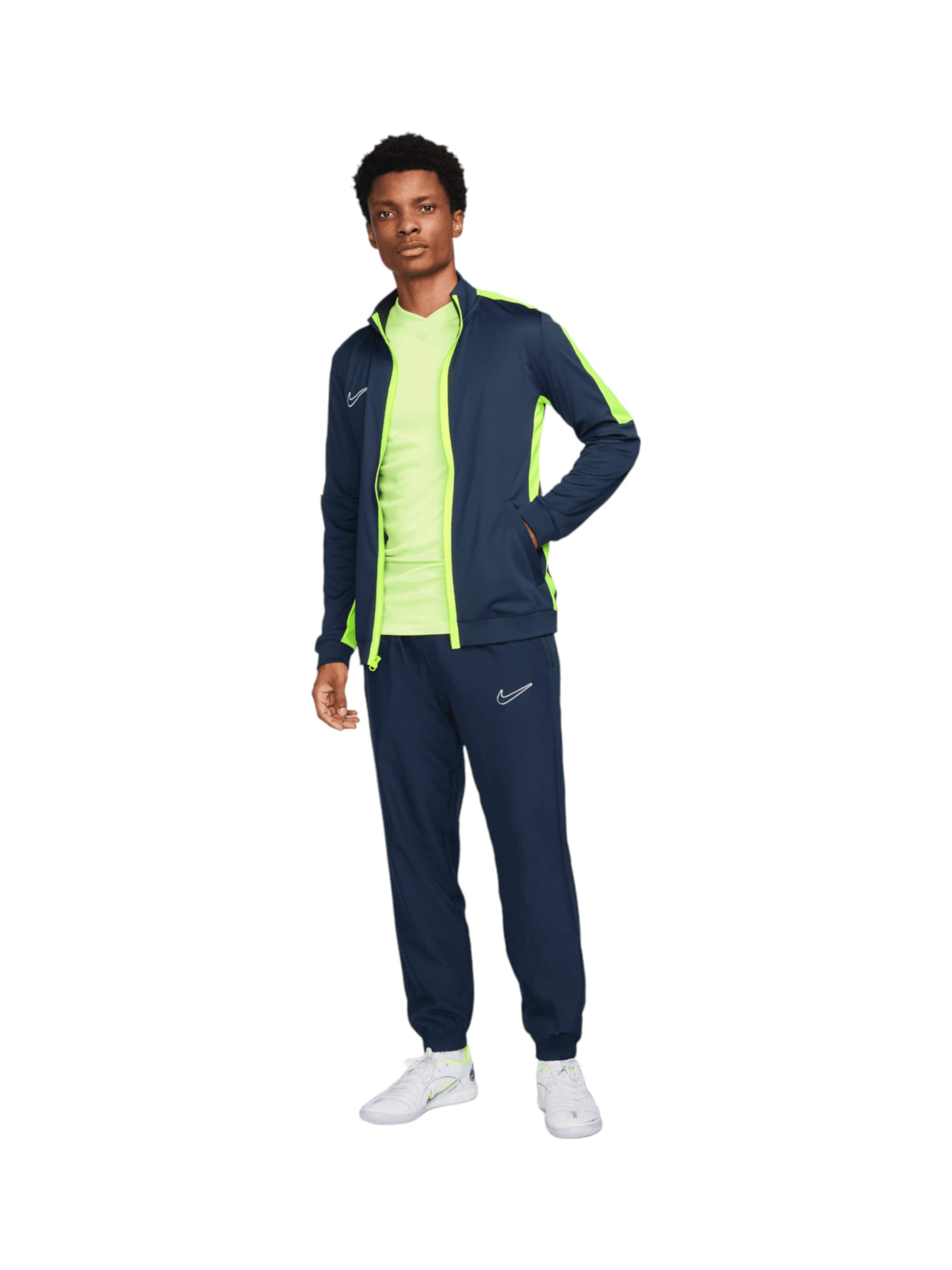 NIKE Sports sweat jacket 'Academy 23' in Blue