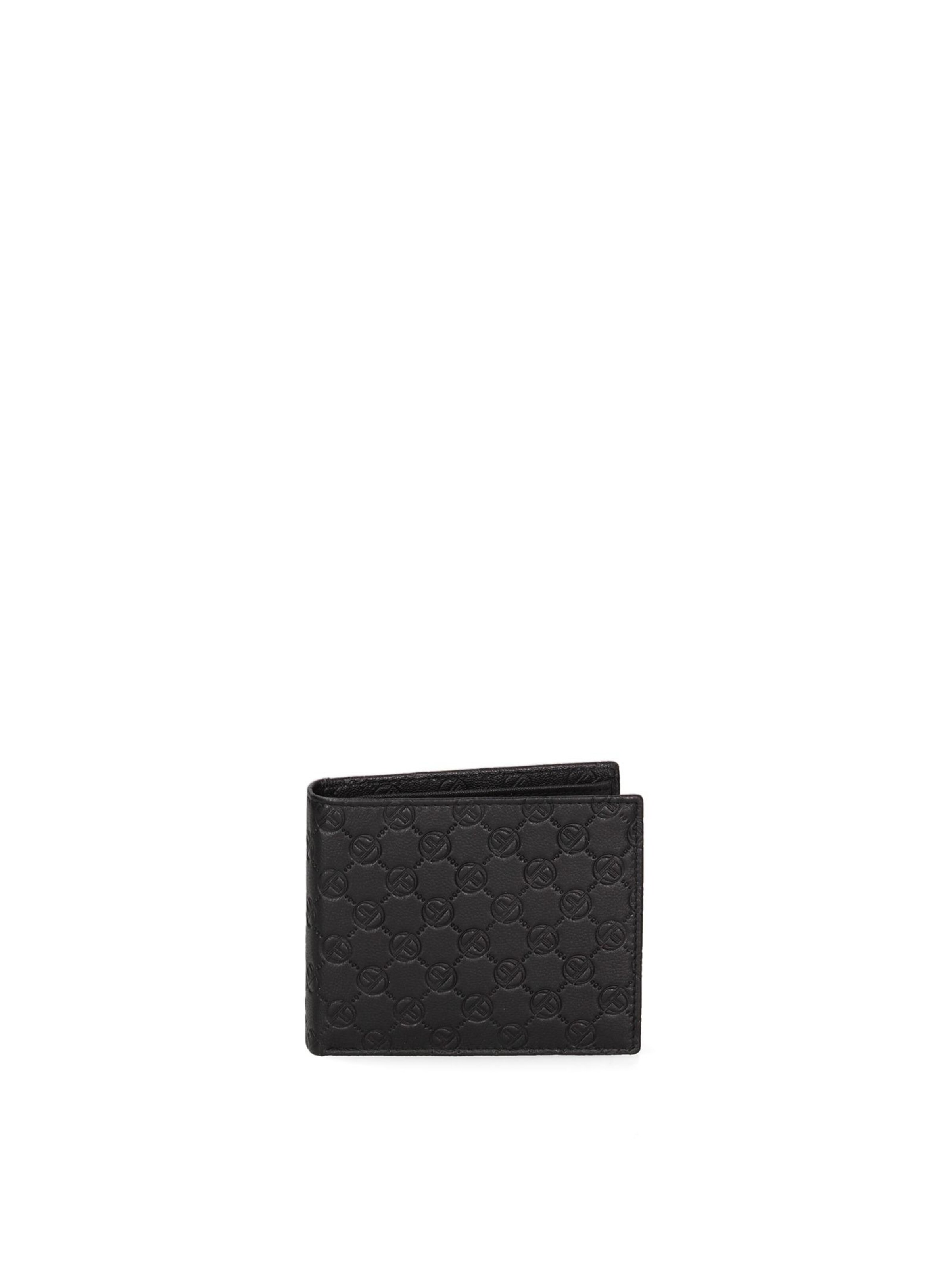 Portamonete di Sergio Tacchini in nero: frontale