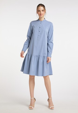 DreiMaster Klassik Blousejurk in Blauw