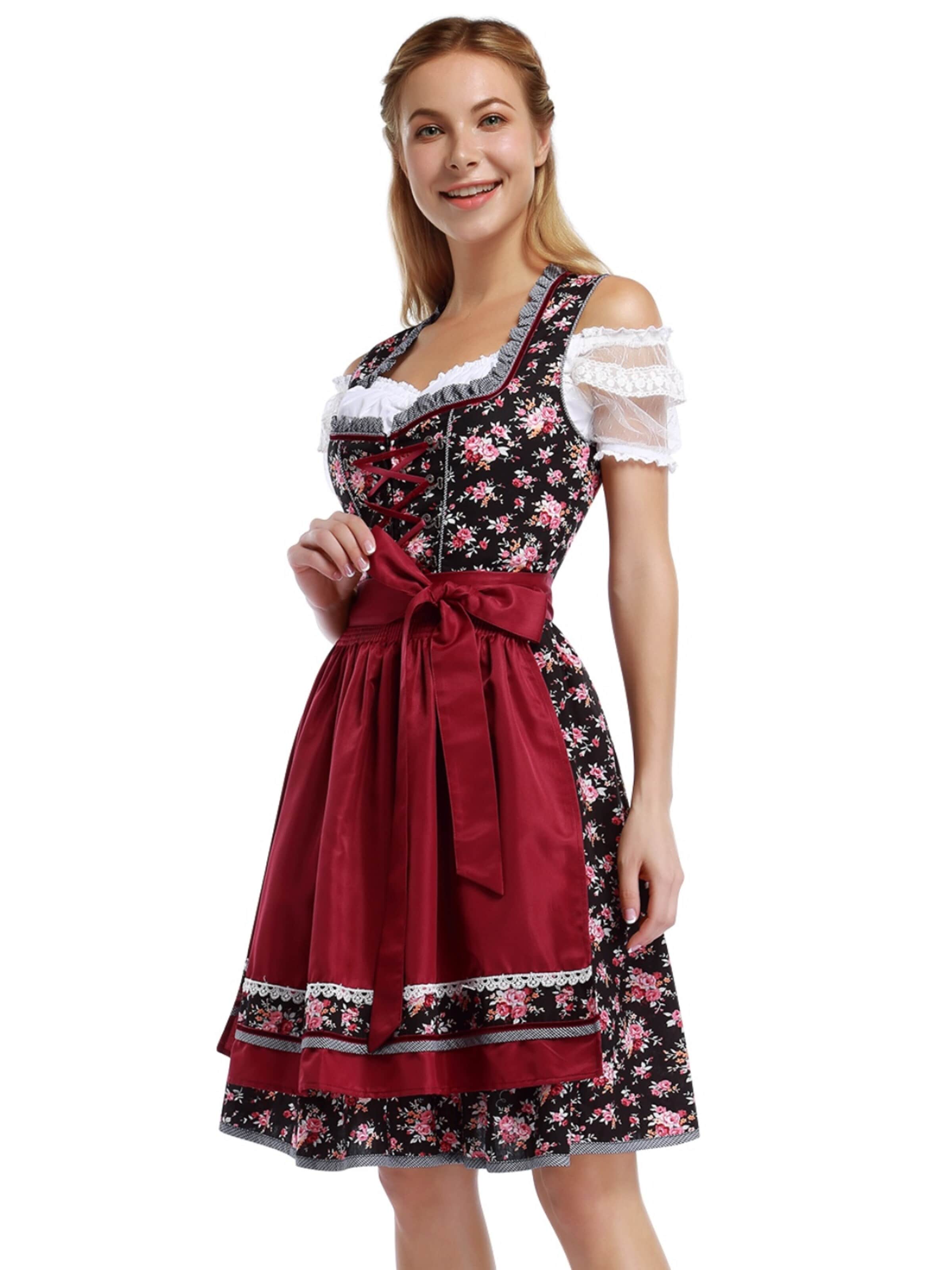 Yesfashion Dirndl‌‌‌ in Schwarz