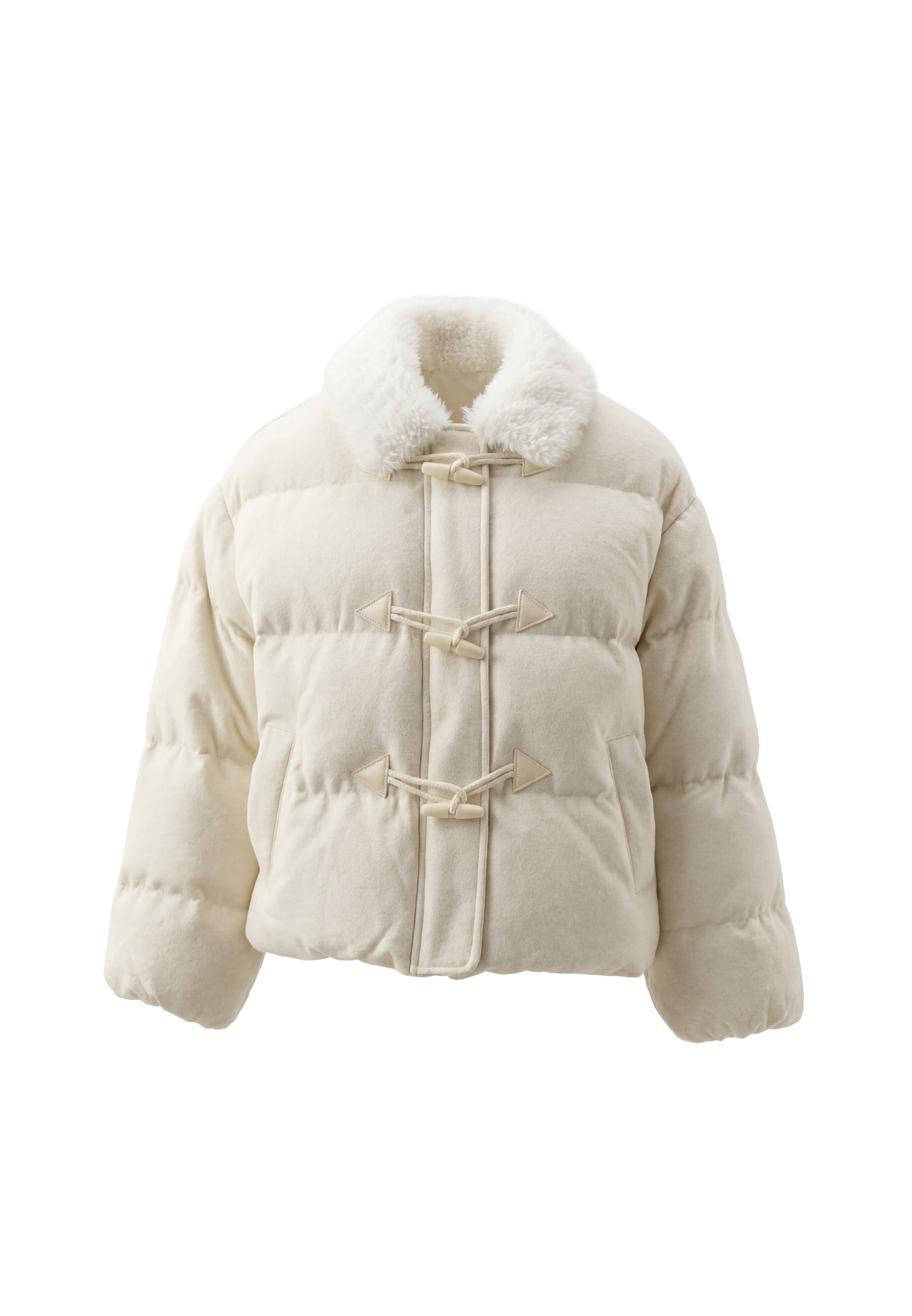 Veste d’hiver MYMO en beige : devant