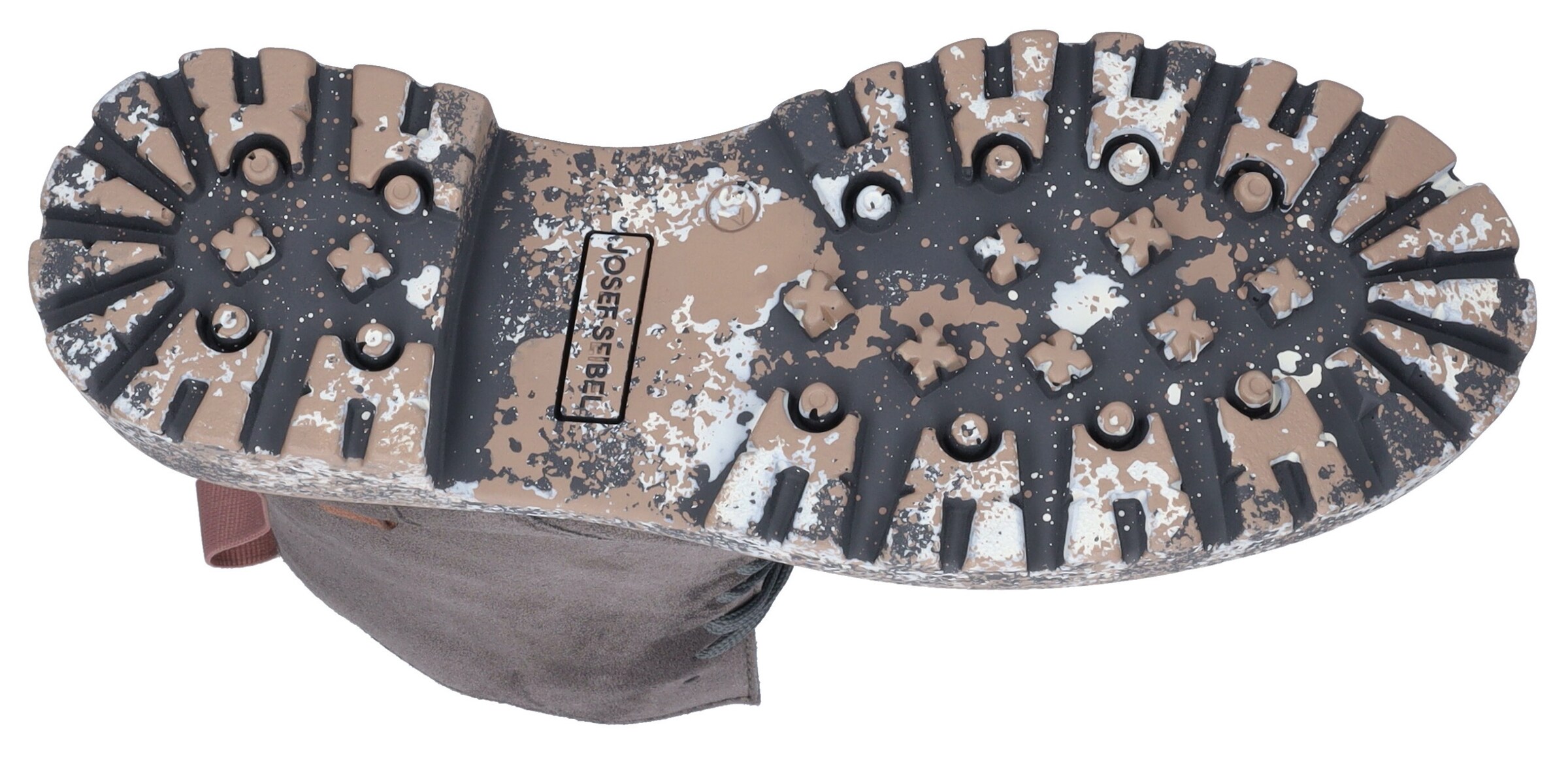 JOSEF SEIBEL Lace-up bootie 'Marta' in Grey