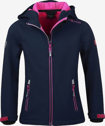 TROLLKIDS Outdoor jacket in Blue: front