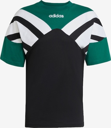 ADIDAS ORIGINALS Shirt 'Archive Cutline' in Black: front
