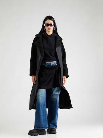 BRAVE SOUL Between-Seasons Coat in Black