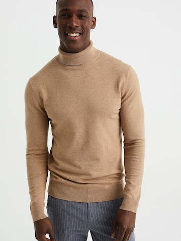 WE Fashion Sweter w kolorze beżowy
