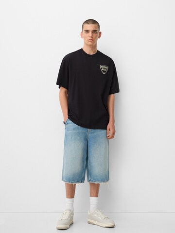 T-Shirt Bershka en gris