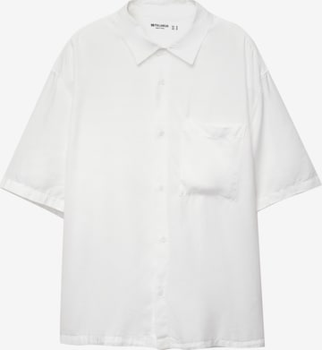 Pull&Bear Риза в бяло: отпред