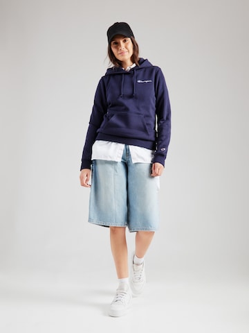 Bluză de molton de la Champion Authentic Athletic Apparel pe albastru