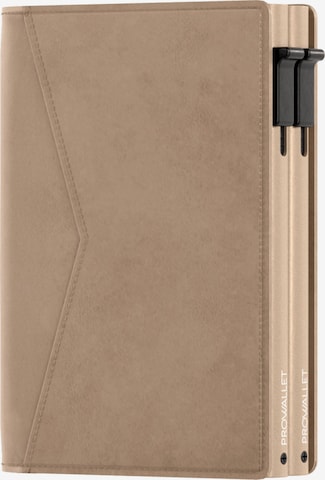 Prowallet Portemonnee 'Pasjeshouder Double' in Beige: voorkant
