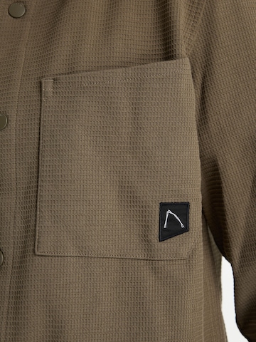 CHASIN' Regular fit Overhemd 'Axel Structure' in Bruin