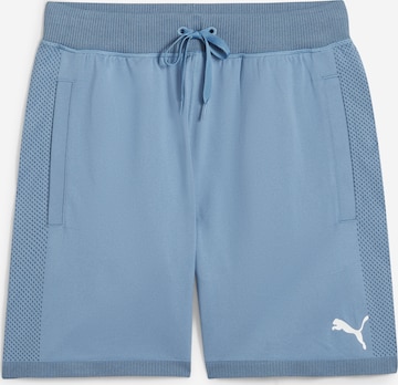 PUMA Regularen Športne hlače | modra barva: sprednja stran