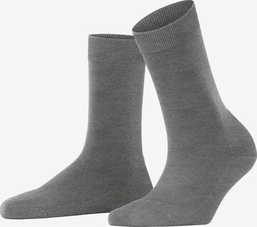 FALKE Socken 'ClimaWool' in Grau: Vorderseite