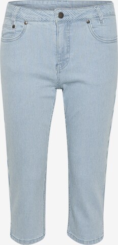 CULTURE Slimfit Jeans 'Milky' i blå: forside