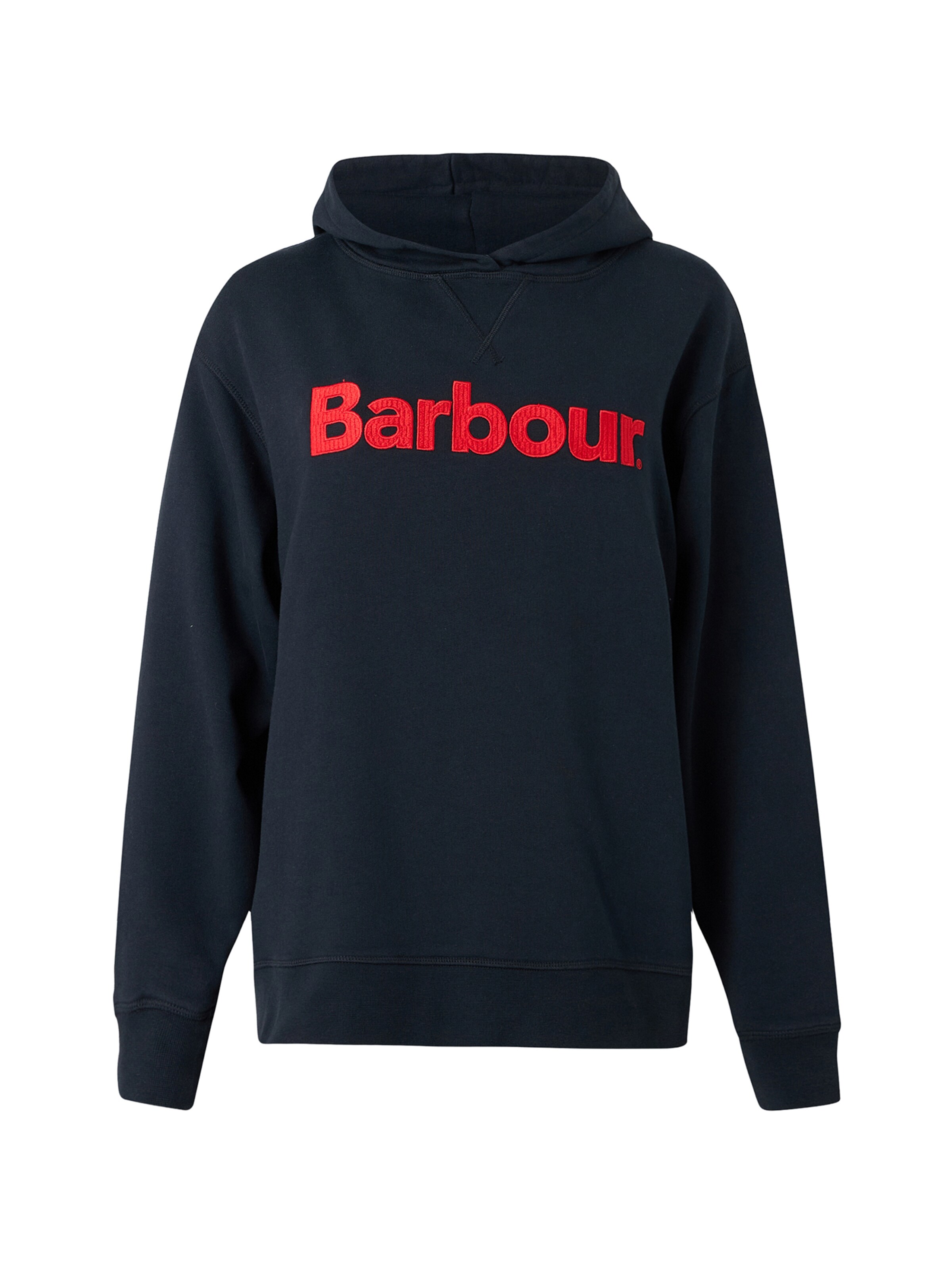 Barbour Mikina 'Hartland' - námornícka modrá / červená, Produkt