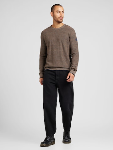 TOM TAILOR Pullover in Braun