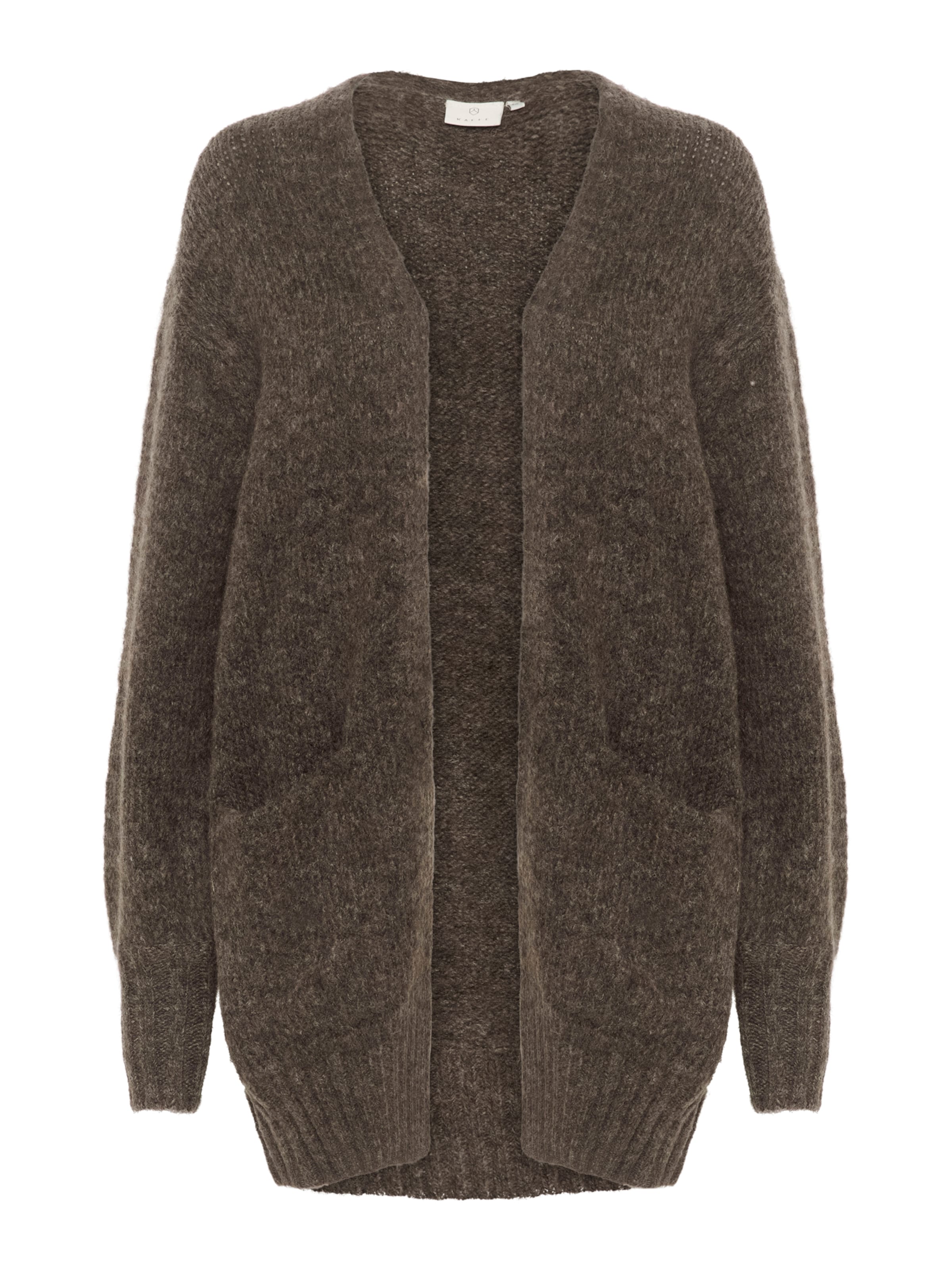 Kaffe Gebreid vest 'Trina' in Bruin: voorkant