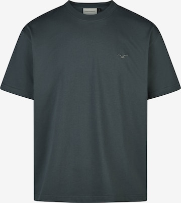 Cleptomanicx T-Shirt 'Boxy Tee Ligull Boxy Crop' in Grau: Vorderseite