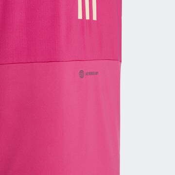 T-Shirt fonctionnel 'Aeroready 3-Stripes' ADIDAS SPORTSWEAR en rose