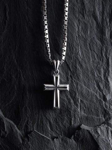 REYTEL Pendant 'BLESSED' in Silver: front