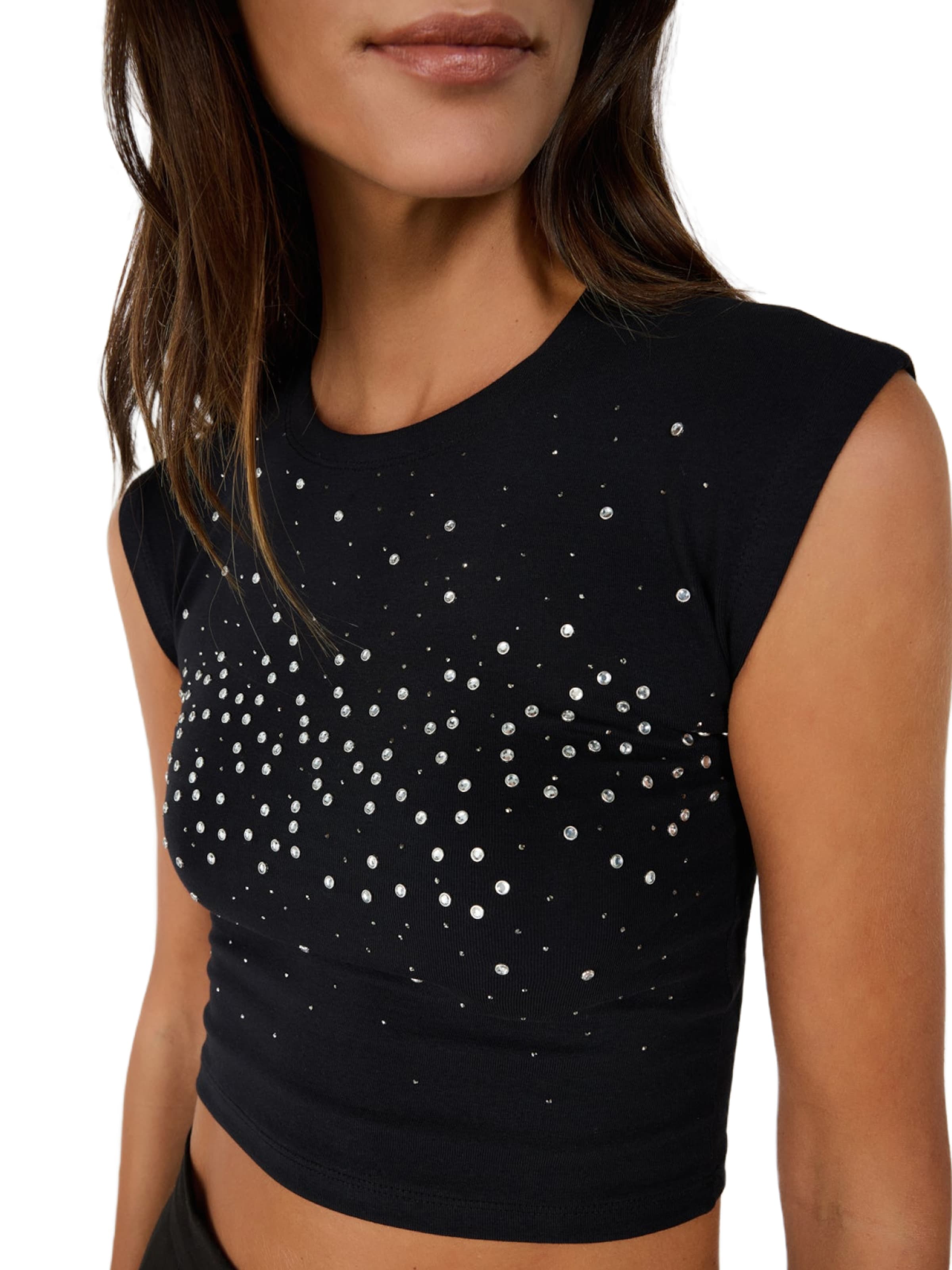 No Matter What Top in Black