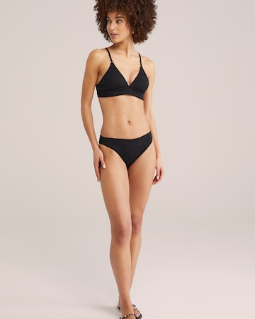 WE Fashion Háromszög Bikini felső - fekete