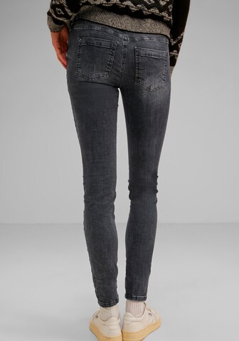 Skinny Jeans 'York' de la STREET ONE pe gri