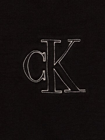 Calvin Klein Pullover 'Monogram Logo' in Schwarz