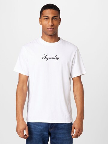 Superdry T-Shirt in Weiß: predná strana