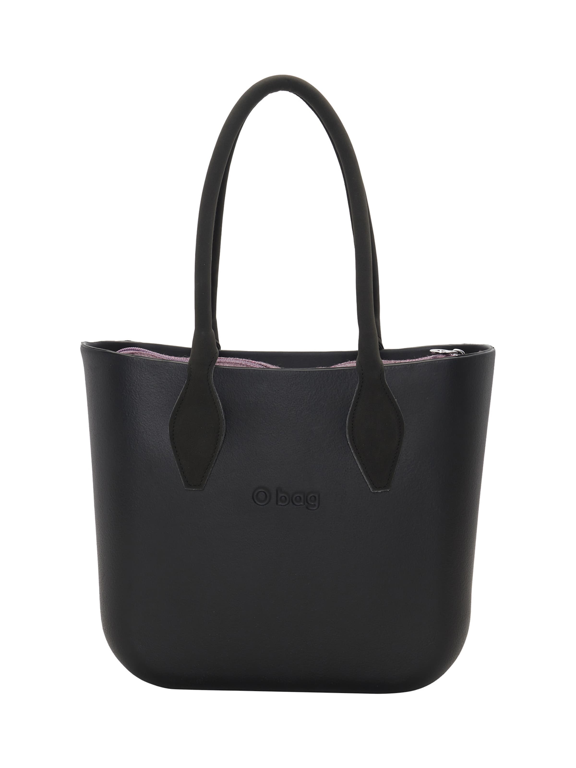 O bag Handtasche in Schwarz: Vorderseite