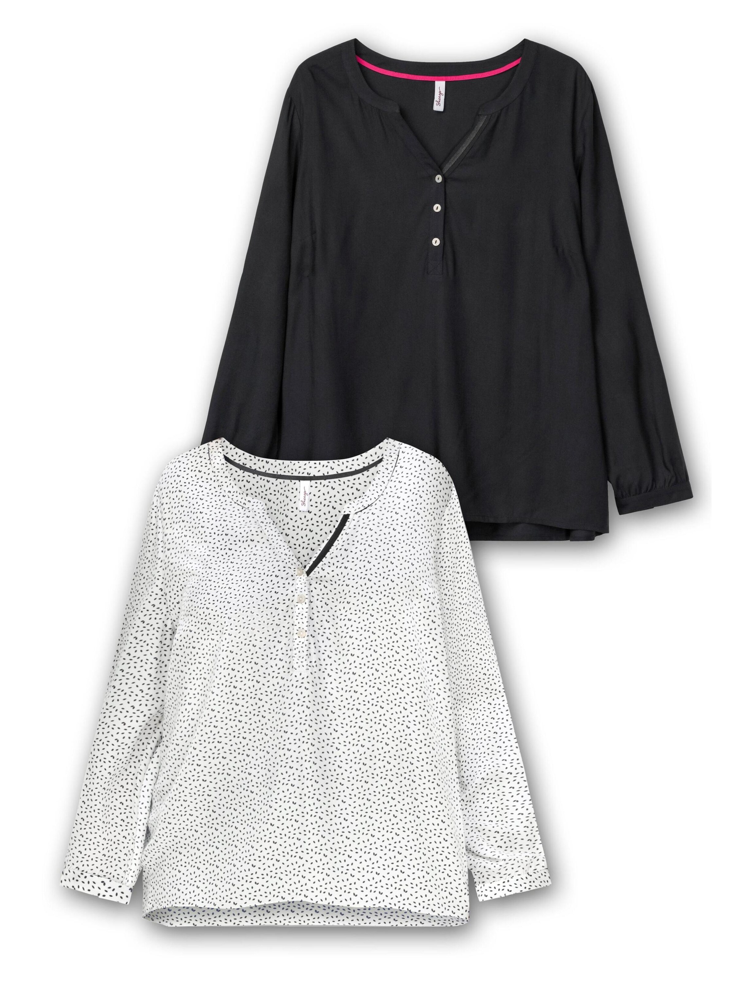 SHEEGO Tunika - Čierna: predná strana