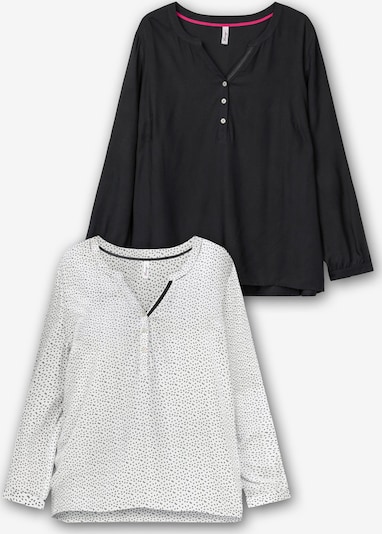 SHEEGO Tunika värissä musta / valkoinen, Tuotenäkymä