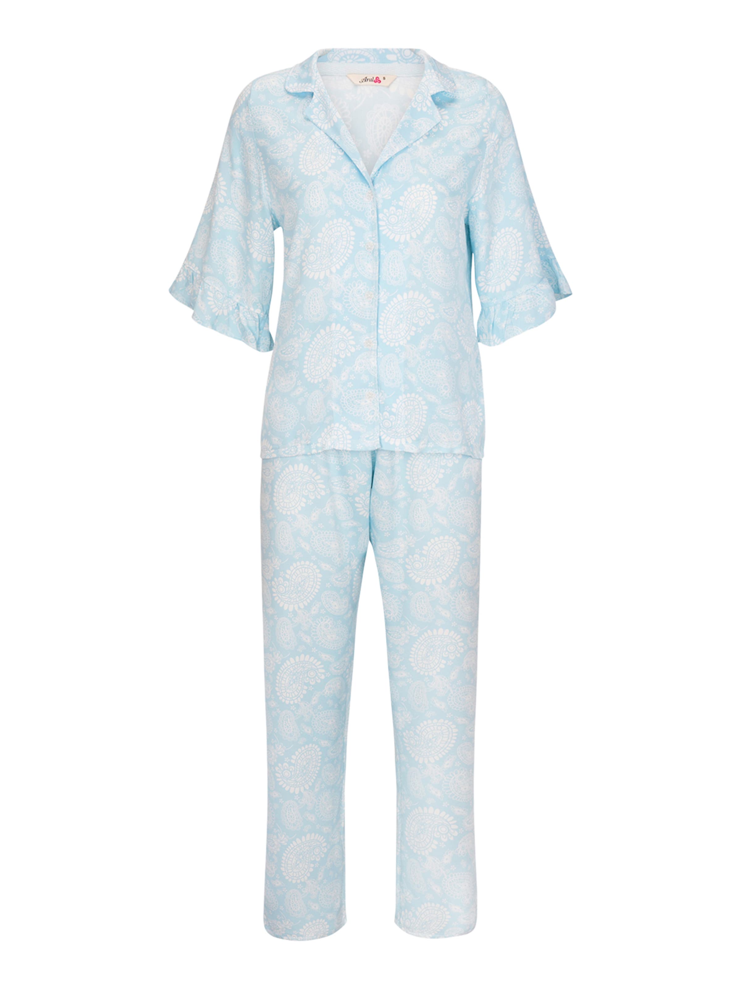 Goldenbay - Pijama ' Glory ' en azul: frente