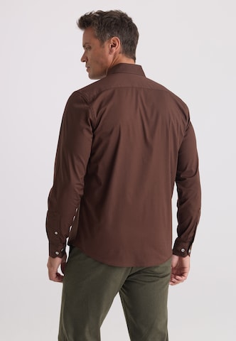Felix Hardy Regular fit Риза в кафяво
