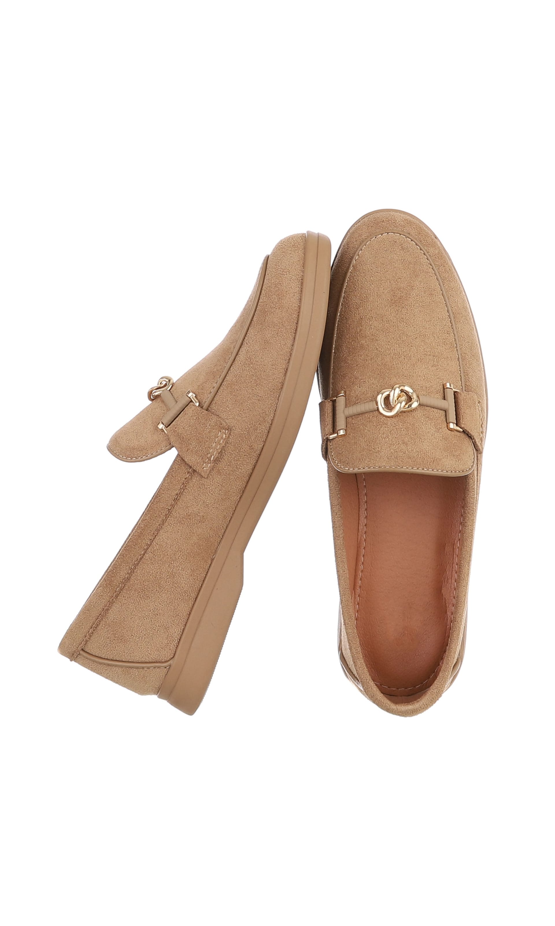 Ital-Design Classic Flats in Brown