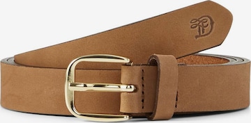 TOM TAILOR Belt 'Megan' in Brown: front