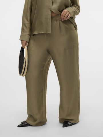 Vero Moda Curve Regular Trousers in Grey