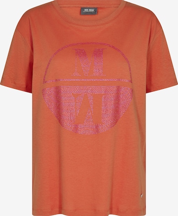 T-shirt MOS MOSH en orange : devant