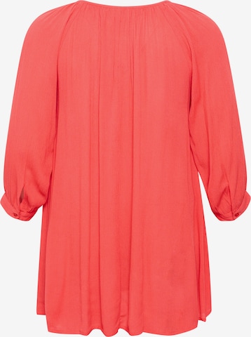 KAFFE CURVE Tunic 'Ami' in Red