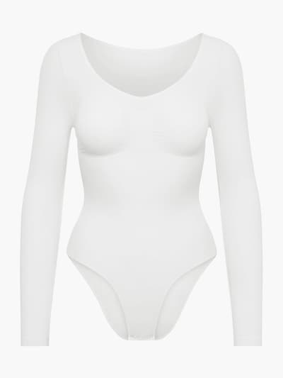 cfab (formerly creamy fabrics) Shaping bodysuit 'Bodysuit Sculpting Shapewear Longsleeve mit Slip' in XS in White, Item view