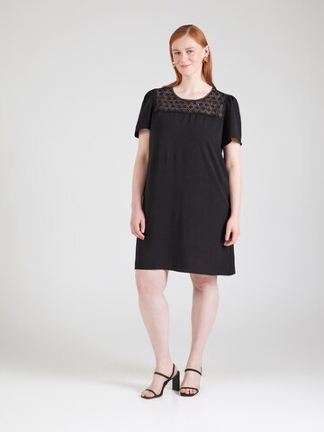 Vero Moda Curve Kleid 'VMCAlva' in Schwarz: Vorderseite