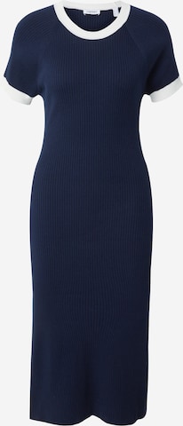 ESPRIT Pletené šaty - Modrá: predná strana