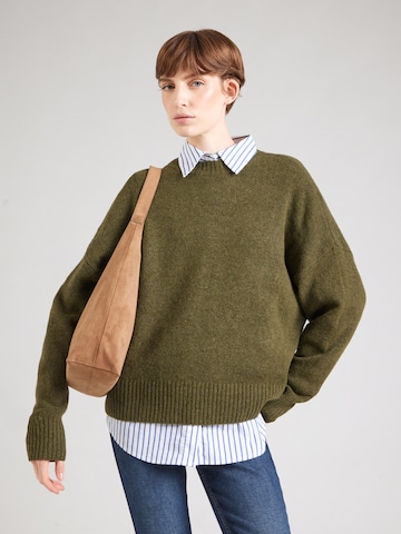 VERO MODA Sweter 'VMBOOM' w kolorze zielony: przód