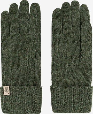 Roeckl Full Finger Gloves in Green: front