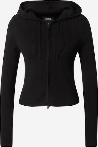 Monki Knit cardigan in Black: front