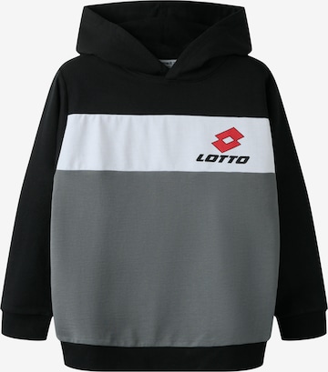 NAME IT Collegepaita 'NKMJog Lotto' värissä musta: etupuoli